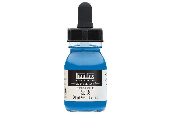 Proff. acrylic ink 30ml flourescent blue 984