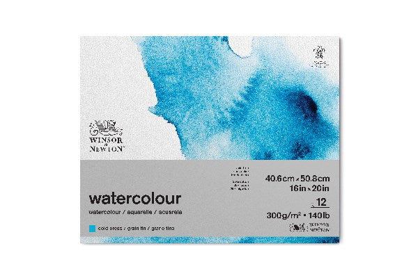 Watercolour pad cold 300g 41x51cm, 12pages