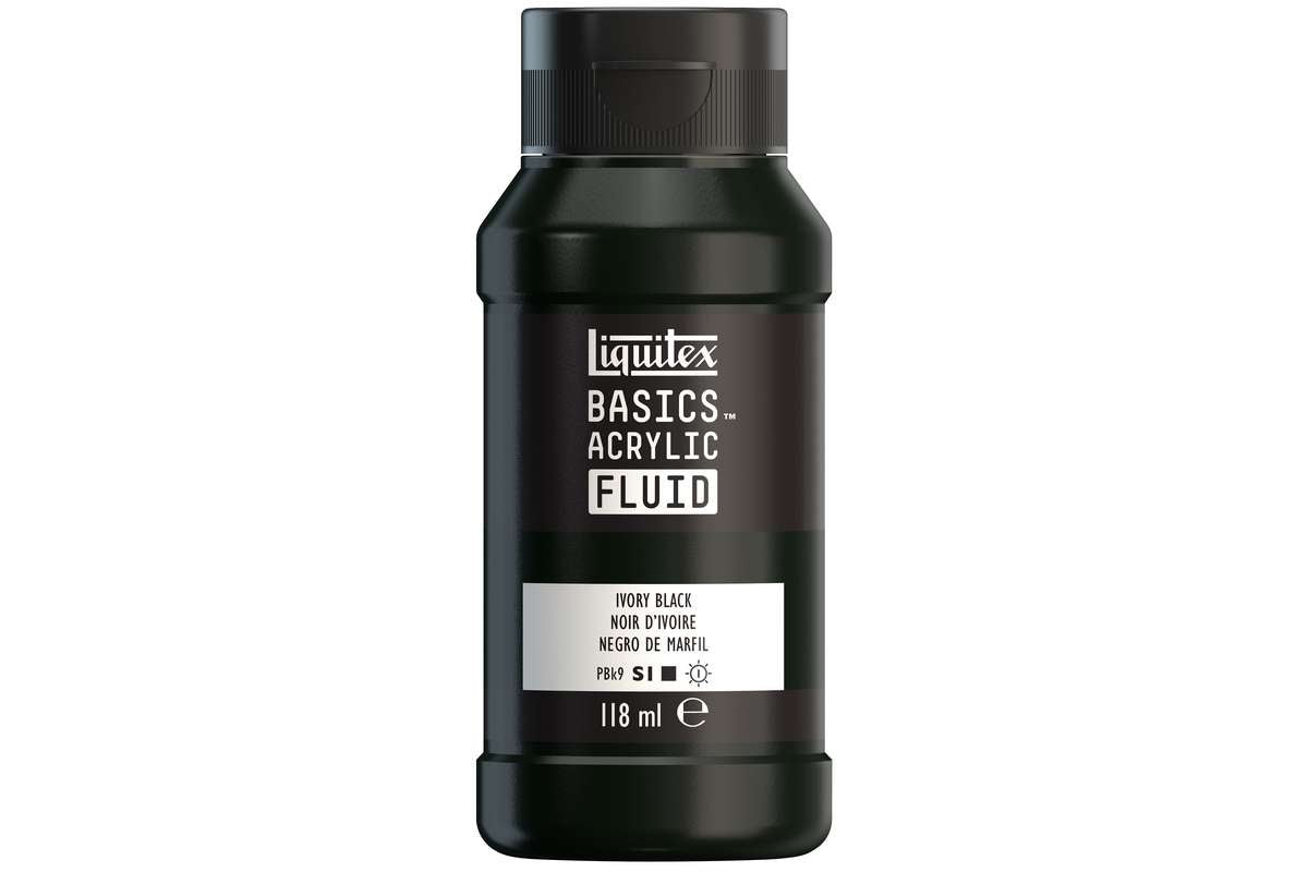 Basics fluid 118ml ivory black row 244