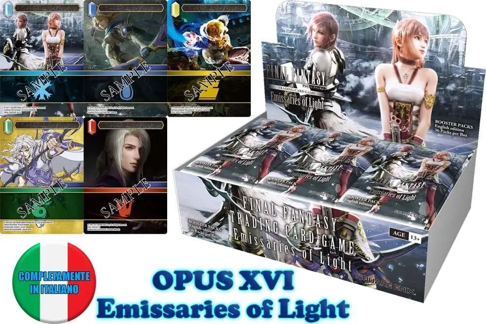 FFTCG EMISSARIES LIGHT XVI BOX ITA (36)