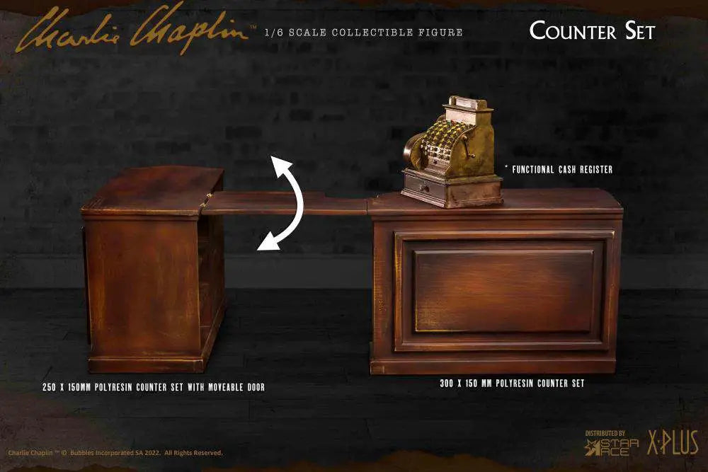 CHARLIE CHAPLIN 1/6 COUNTER SET