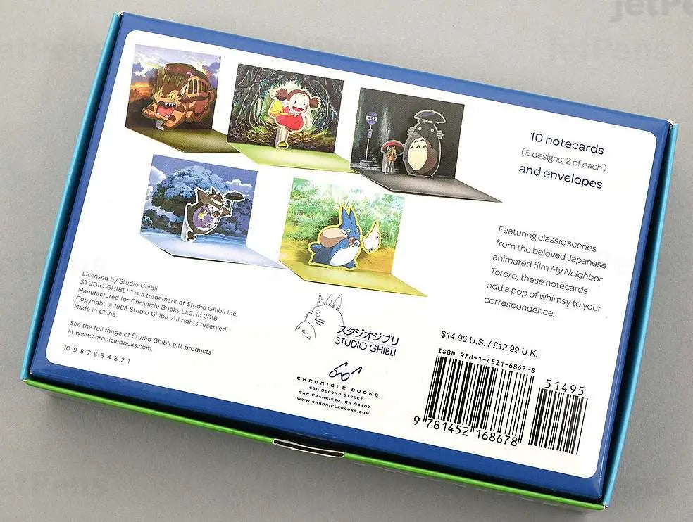 TOTORO POP-UP NOTECARDS SET (10)