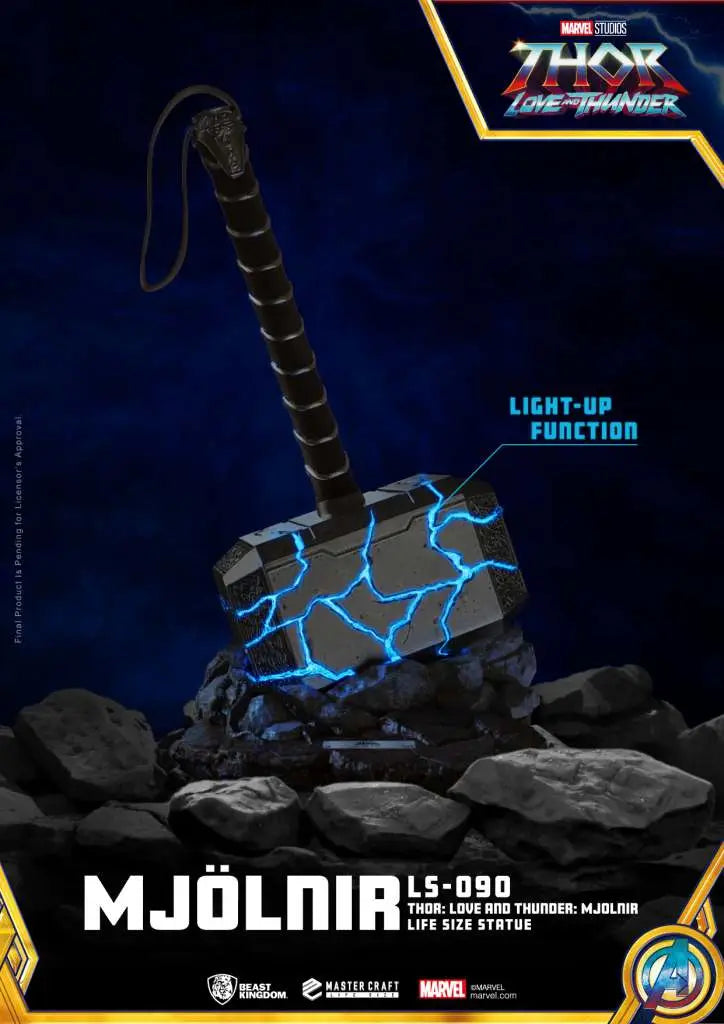 THOR LOVE'N'THUNDER MJOLNIR 1/1 REPLICA