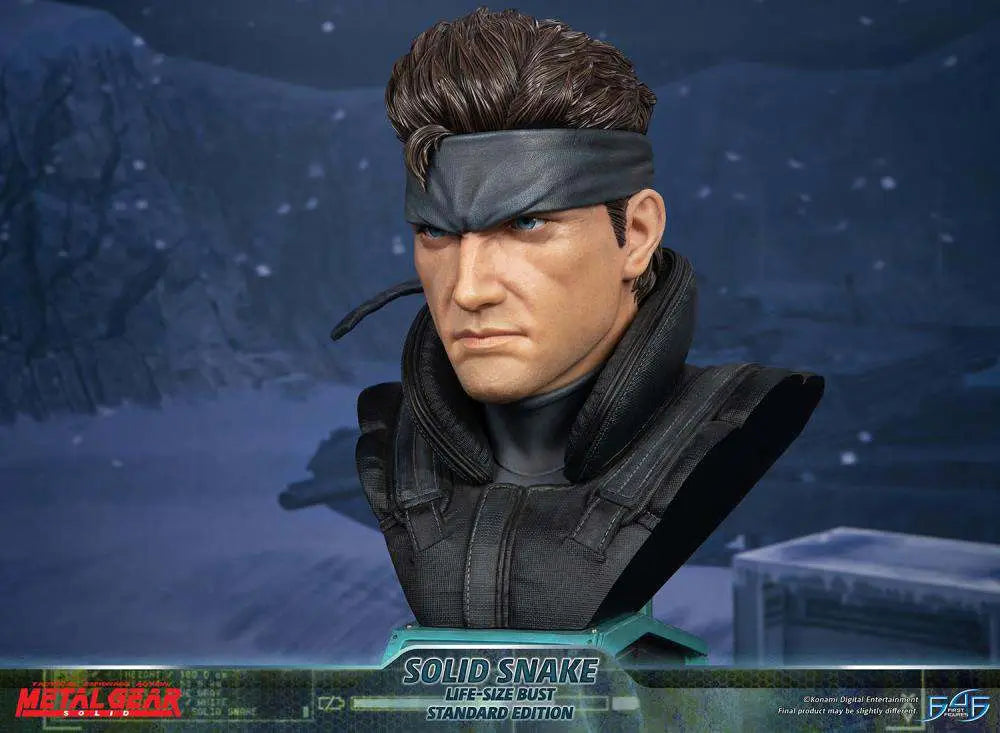 MGS SOLID SNAKE LIFE SIZE BUST