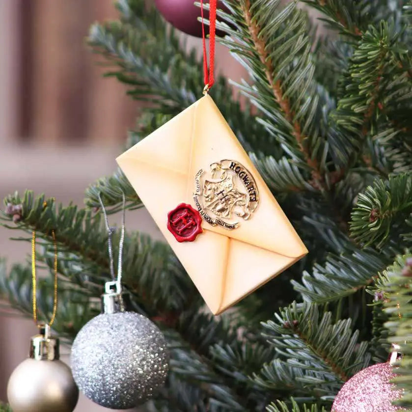 HARRY POTTER HOGWARTS LETTER HANGING ORNAMENT