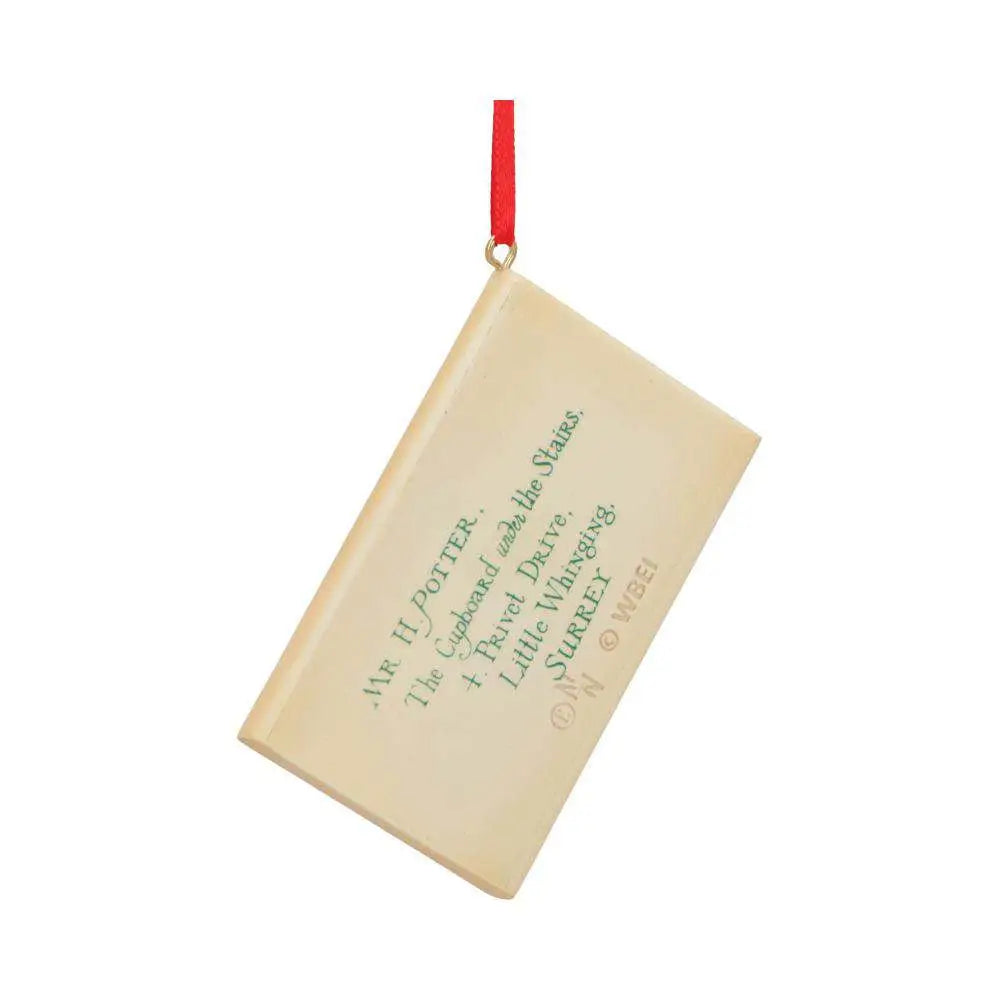 HARRY POTTER HOGWARTS LETTER HANGING ORNAMENT