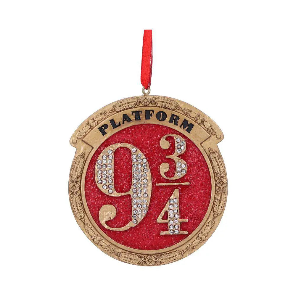 HARRY POTTER PLATFORM 9 3/4 HANGING ORNAMENT