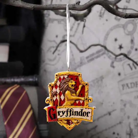 HARRY POTTER GRYFFINDOR CREST HANGING ORNAMENT