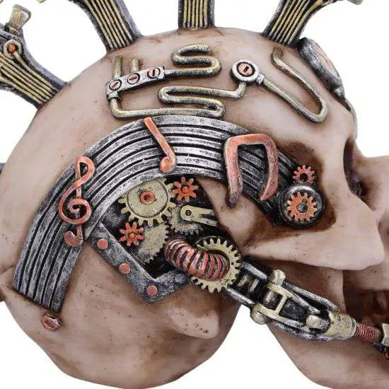 STRIKE A CHORD STEAMPUNK SKULL FIG