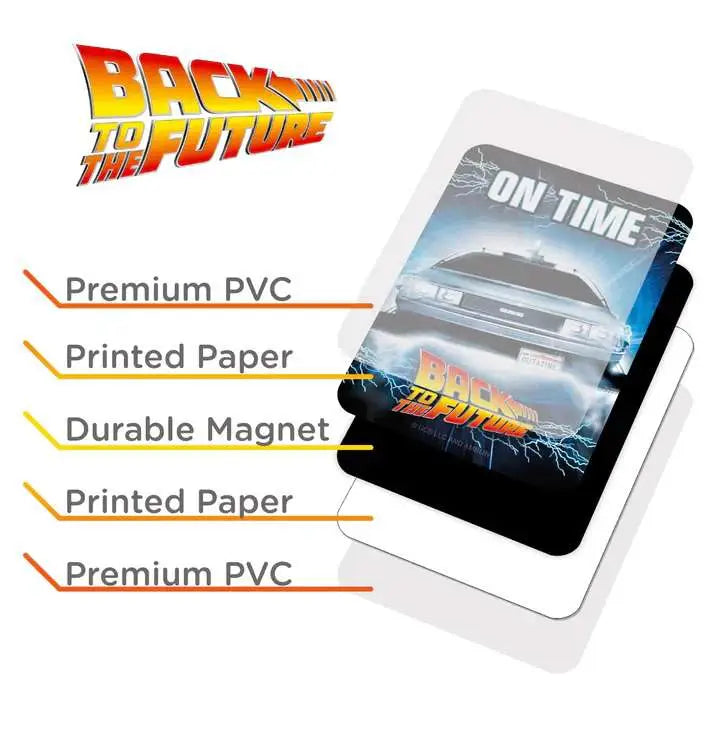 BTTF DOUBLE SIDED MAGNET