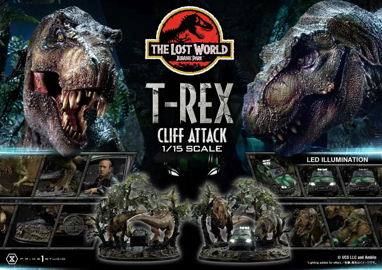 JP LOST WORLD T-REX CLIFF ATTACK BONUS