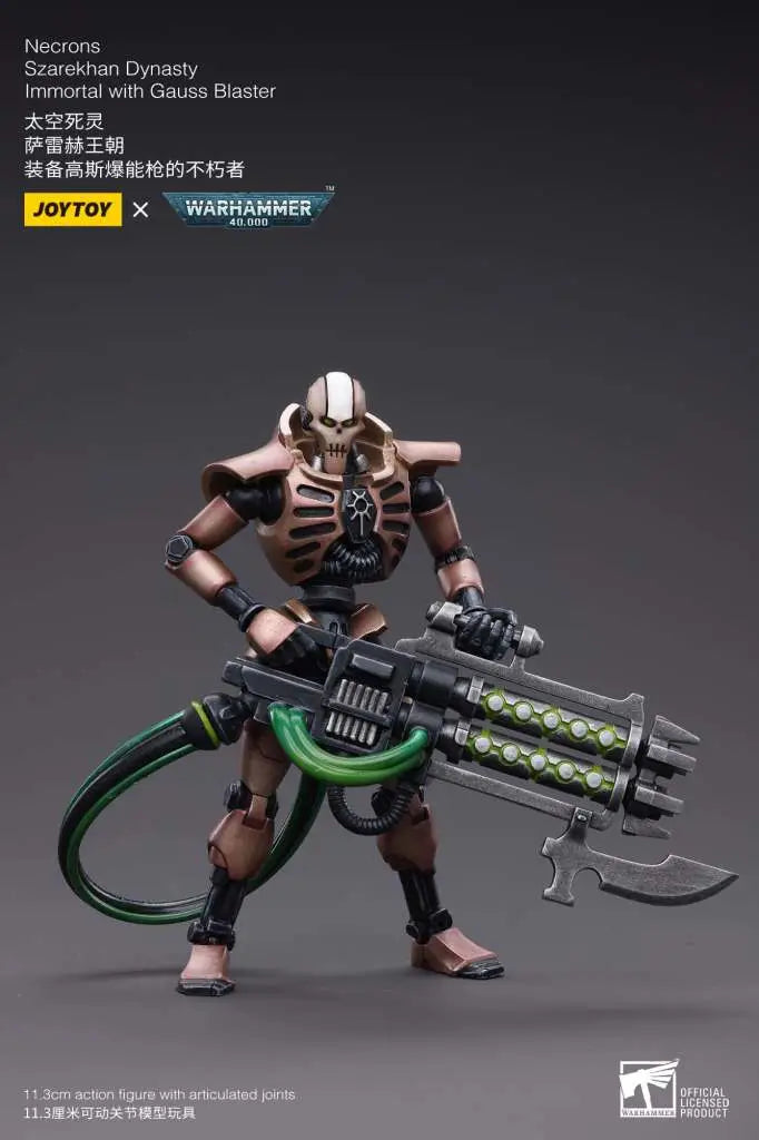 WH40K NECRONS IMMORT WITH GAUSS BLASTER