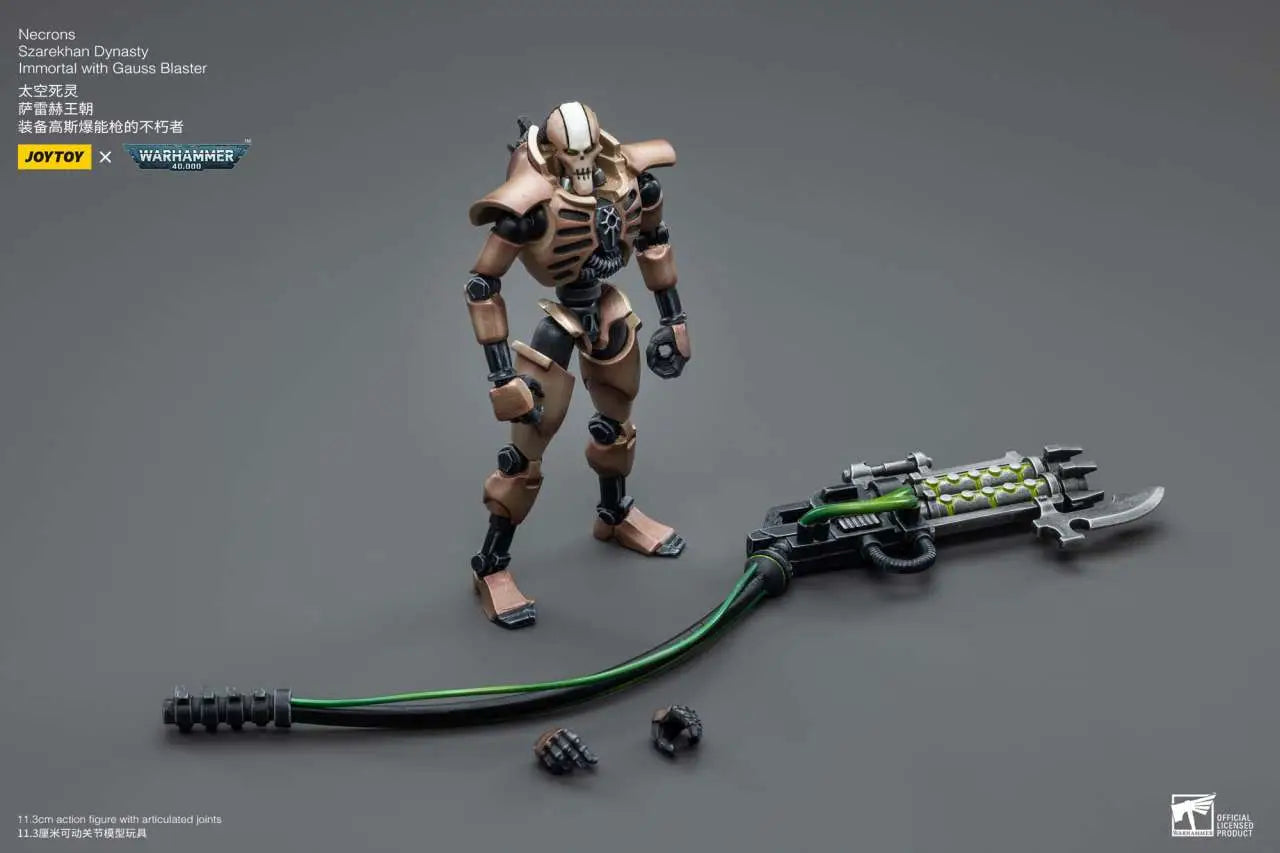 WH40K NECRONS IMMORT WITH GAUSS BLASTER