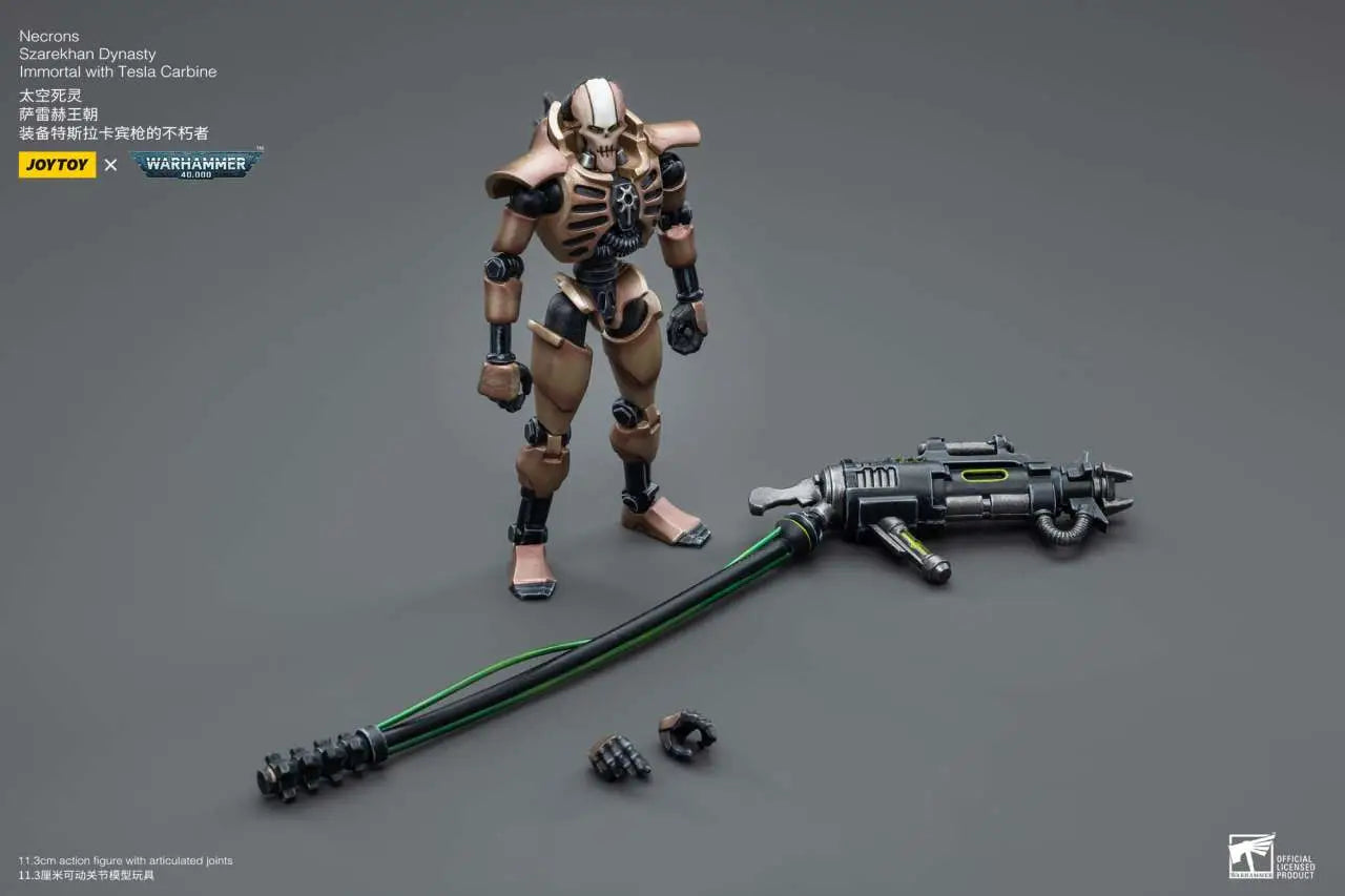 WH40K NECRONS IMMORT WITH TESLA CARBINE