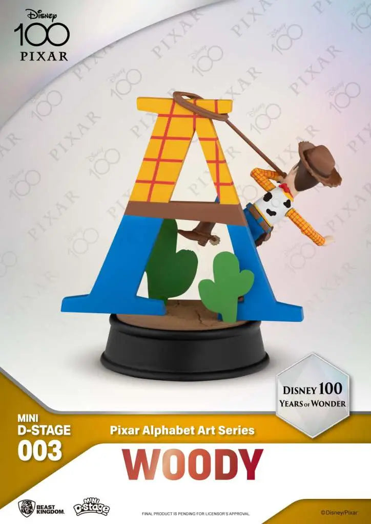 MINI DS DISNEY 100 YERAS PIXAR ALPHABET