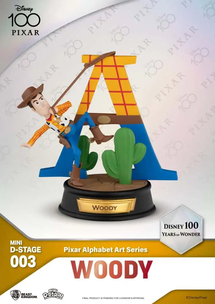 MINI DS DISNEY 100 YERAS PIXAR ALPHABET