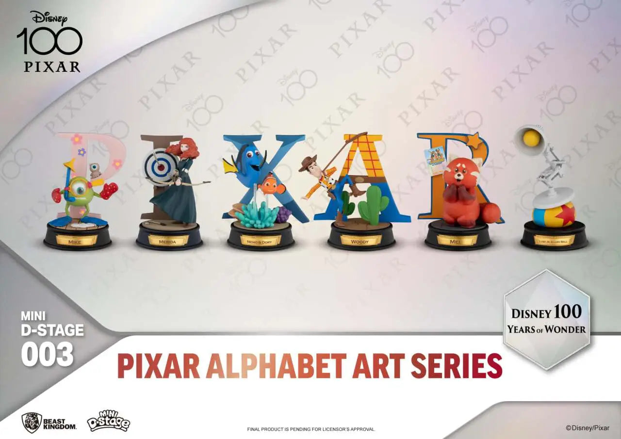 MINI DS DISNEY 100 YERAS PIXAR ALPHABET