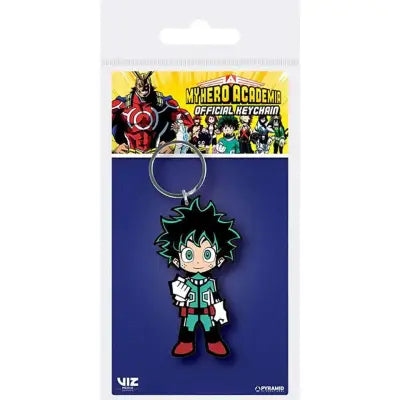 MY HERO ACADEMIA DEKU RUBBER KEYCHAIN