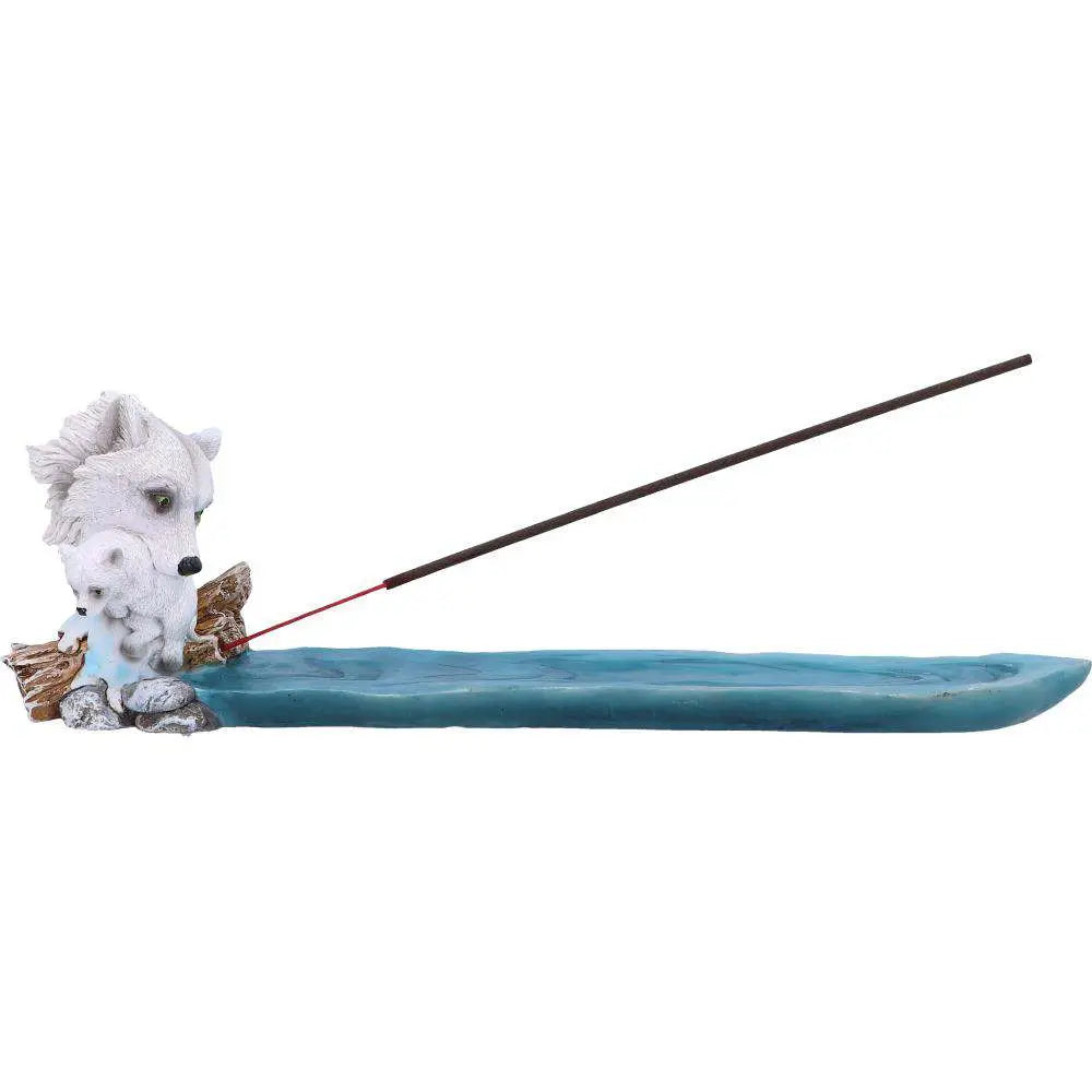 MOTHER'S WATCH WOLF INCENSE BURNER