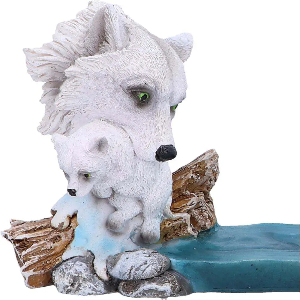 MOTHER'S WATCH WOLF INCENSE BURNER