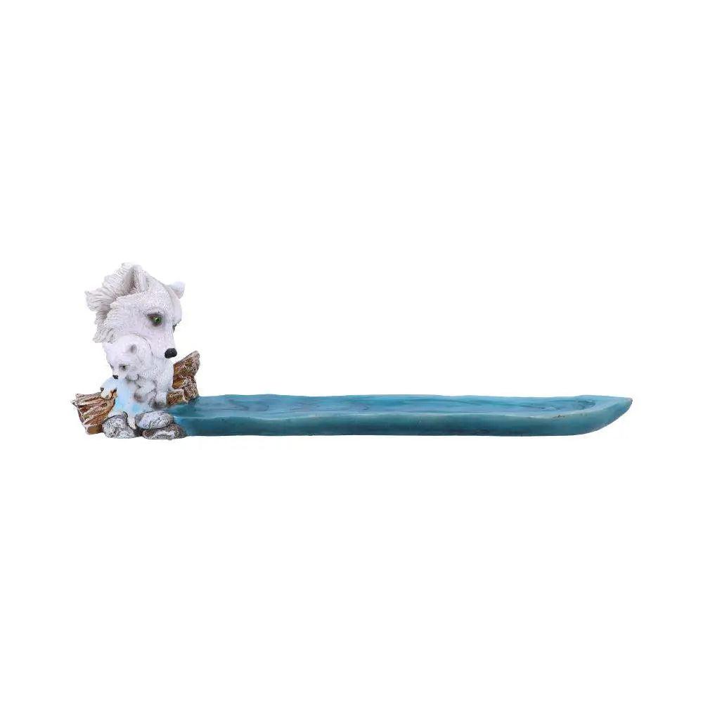 MOTHER'S WATCH WOLF INCENSE BURNER