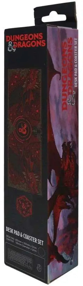 DUNGEONS & DRAGONS - XL Desk Pad and Coaster Set