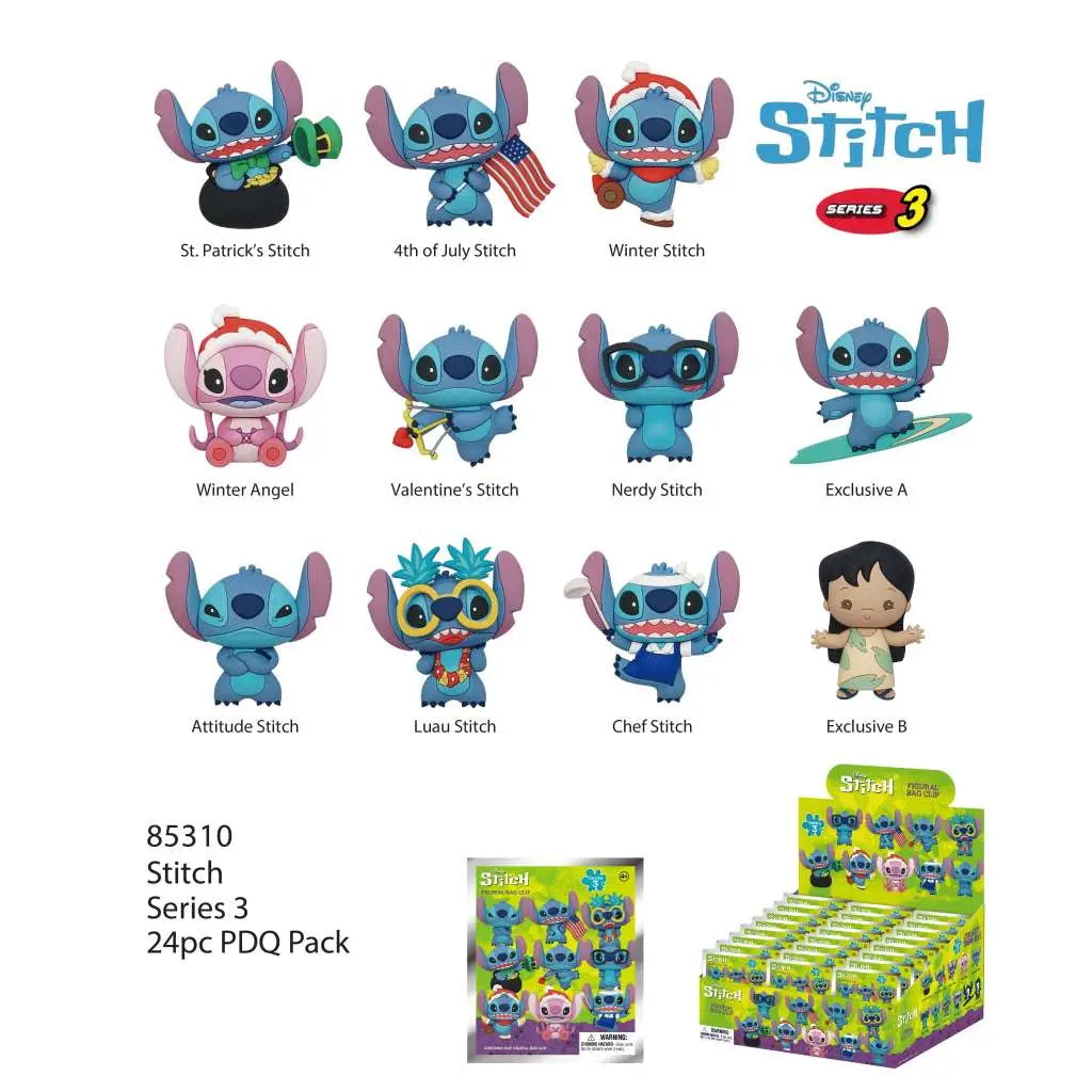 STITCH S3 BAG CLIP BLIND BOX DISPLAY (24)