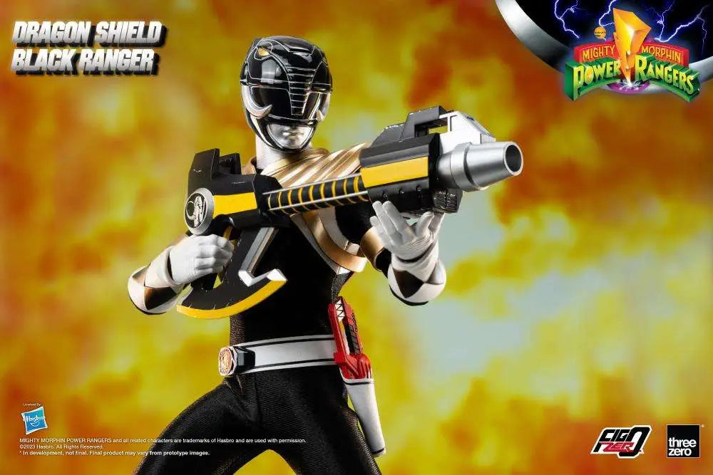 MMPR DRAGON SHIELD BLACK RANGER 1/6 AF