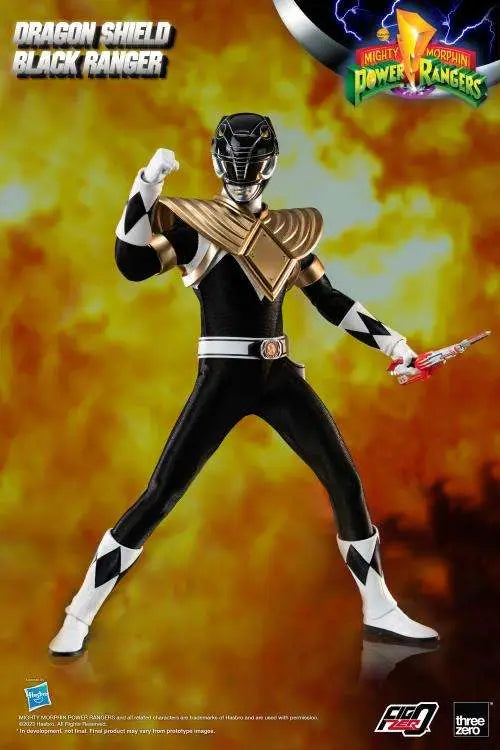 MMPR DRAGON SHIELD BLACK RANGER 1/6 AF