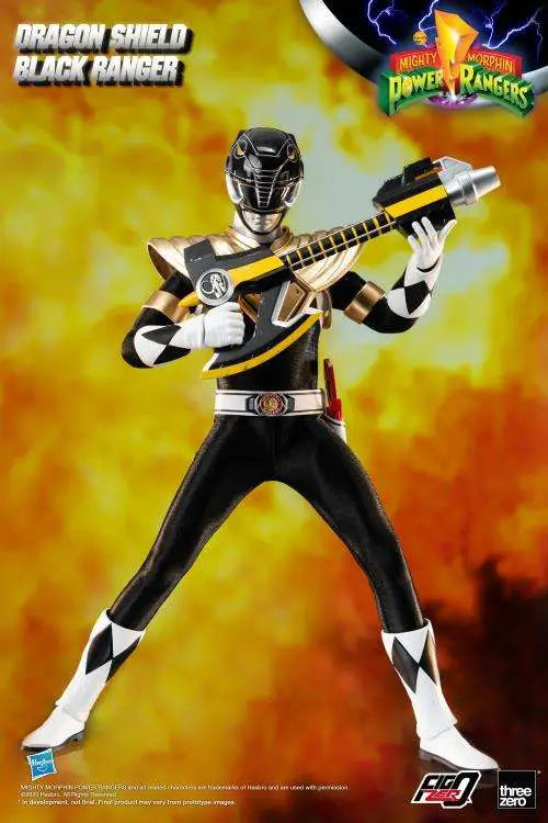 MMPR DRAGON SHIELD BLACK RANGER 1/6 AF