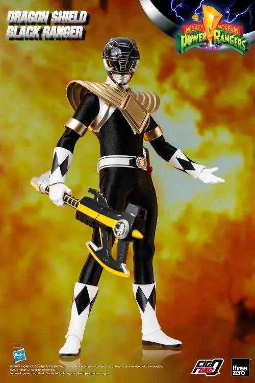 MMPR DRAGON SHIELD BLACK RANGER 1/6 AF