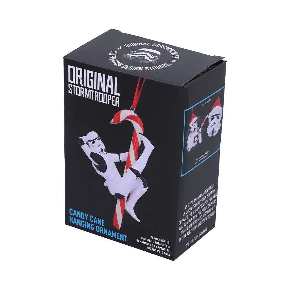 STORMTROOPER CANDY CANE HANGING ORNAMENT