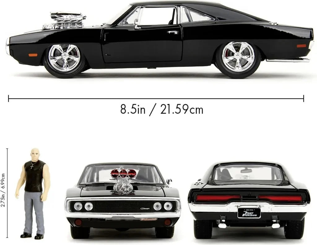 FAST & FURIOUS - 1970 Dodge Charger + Figure - 1:24