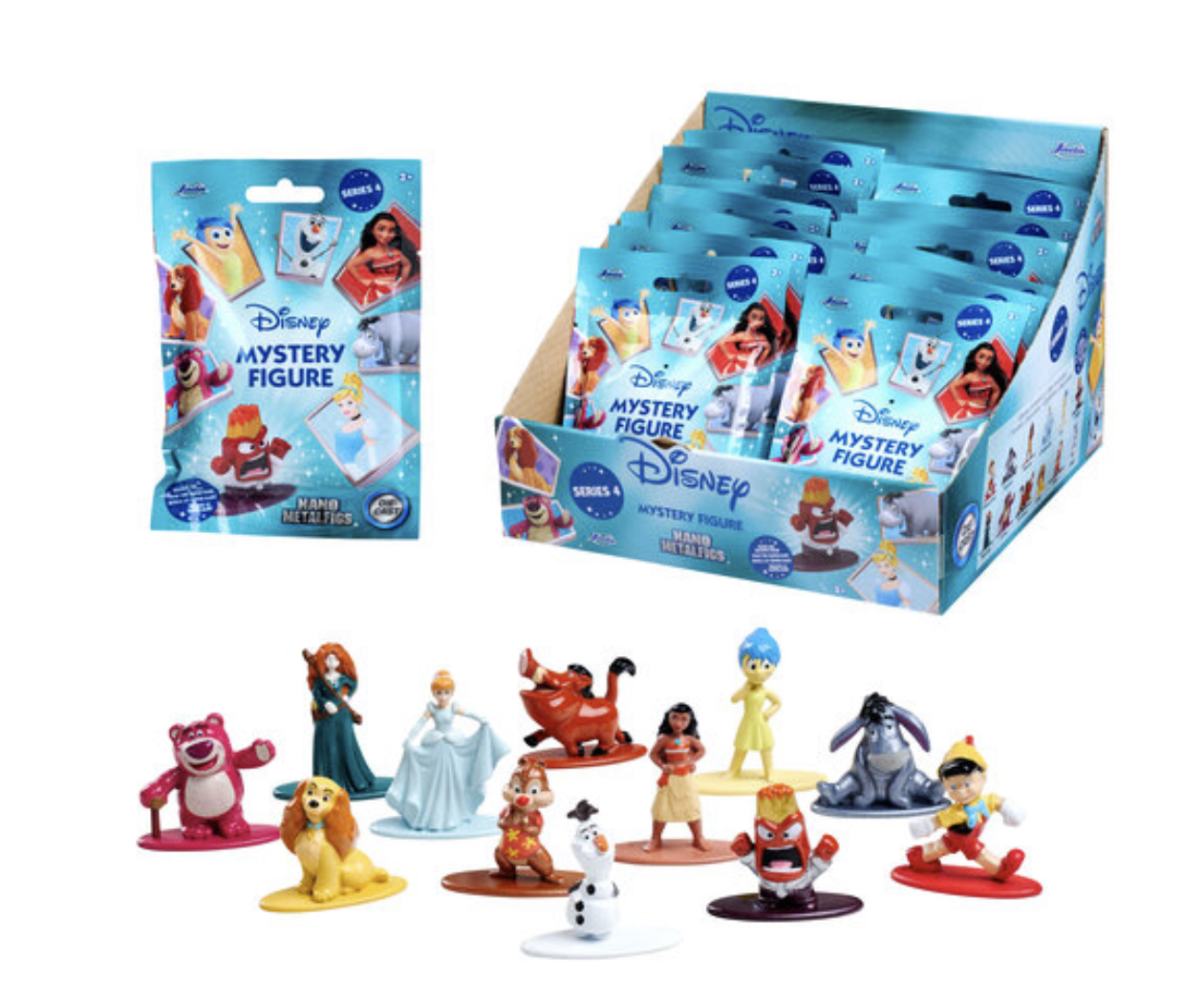 DISNEY PIXAR - Display of Blind Nano Figures - 12 Assortment - 24pc