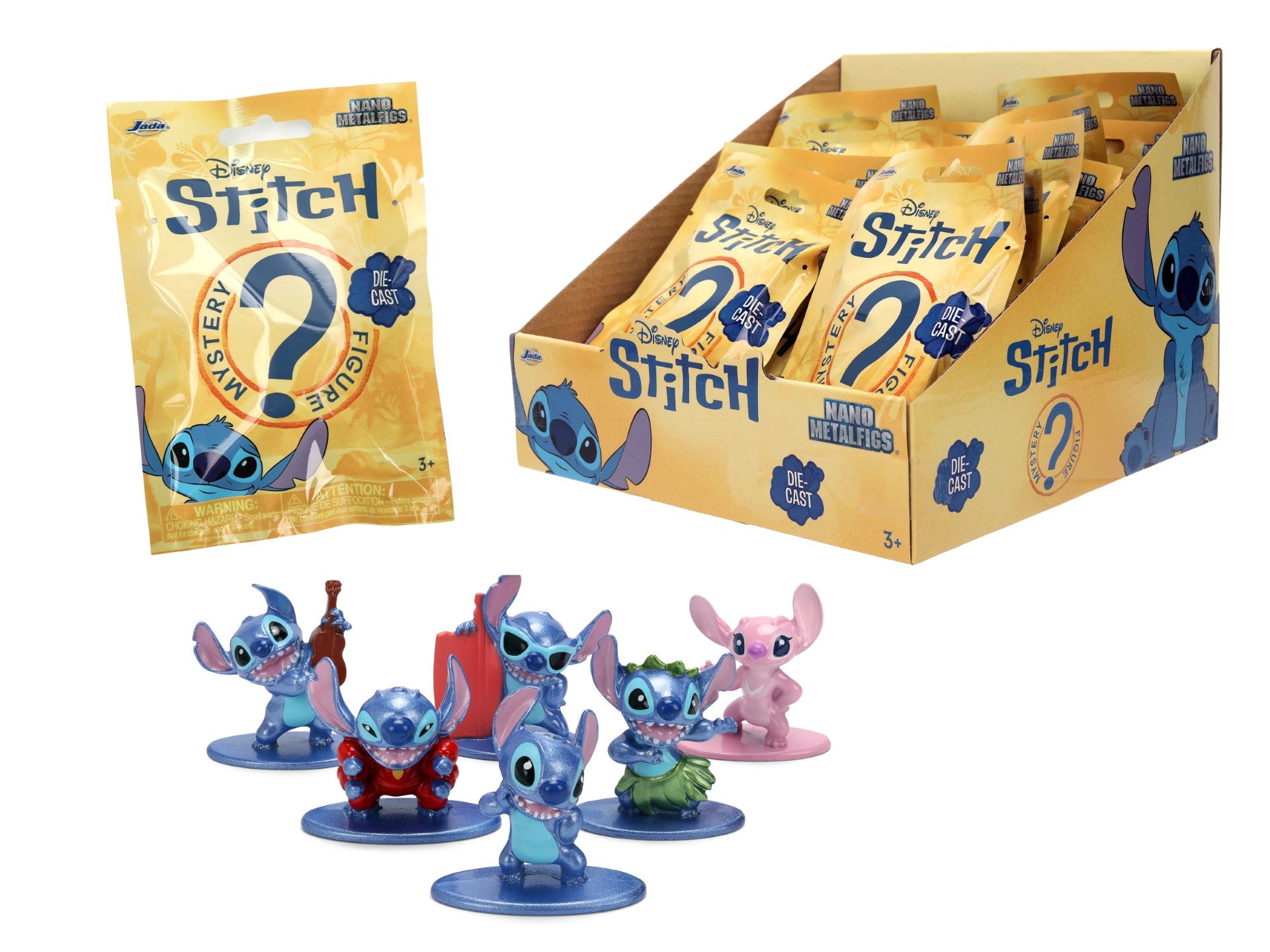 STITCH - Display of Blind Nano Figures - 6 Assortment - 24pc