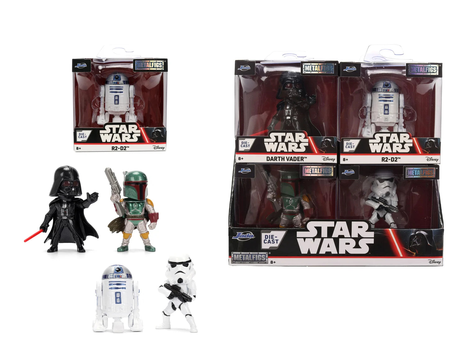 STAR WARS - Display of 2,5" Figures - 4 Modèles - 12pc - Wave 1