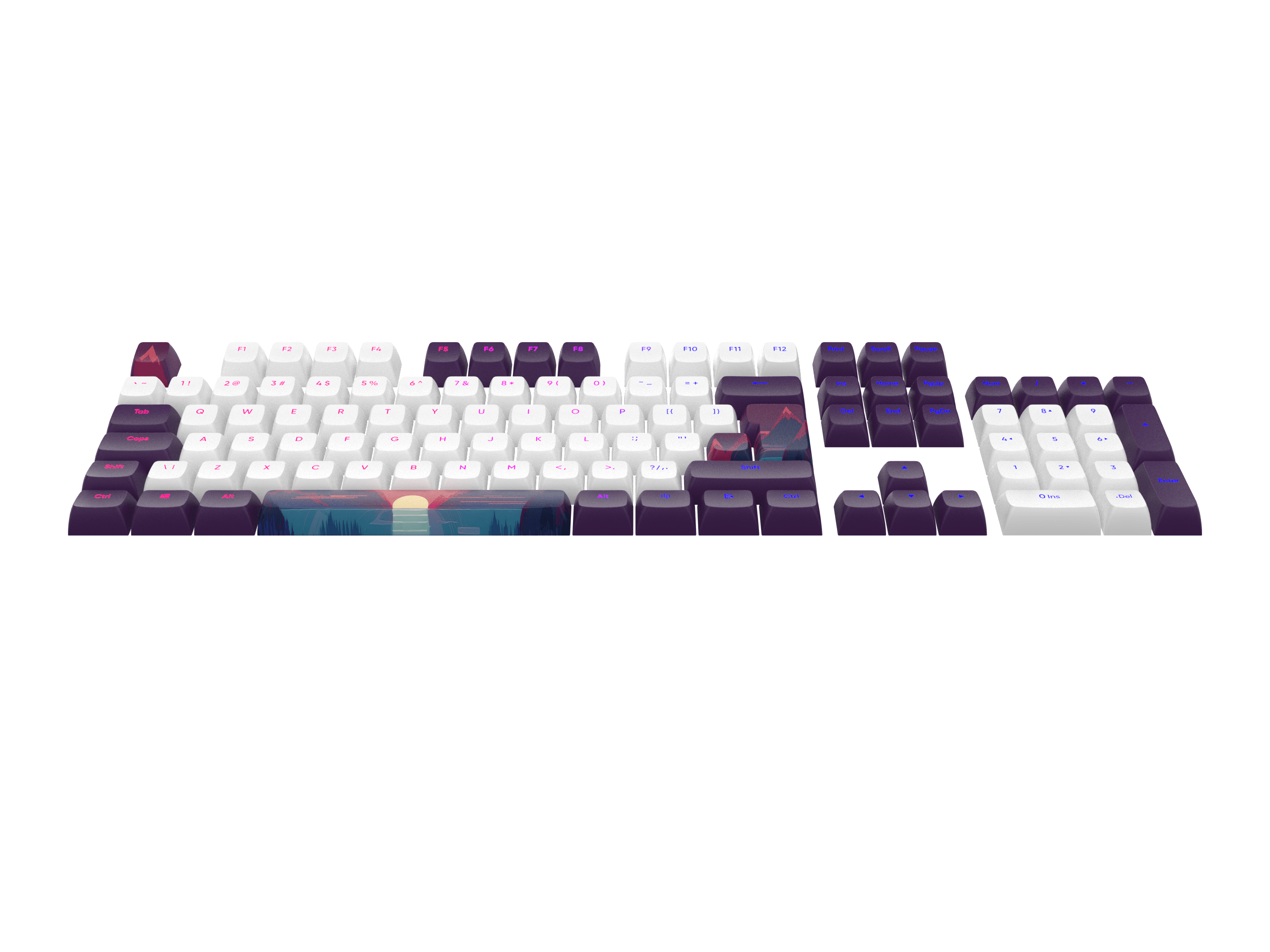 Dark Project - Sunrise Keycaps [ANSI & ISO]