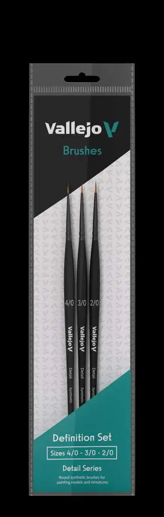 BRUSH  DETAIL DEFINITION SYNTHETICC SET B02990