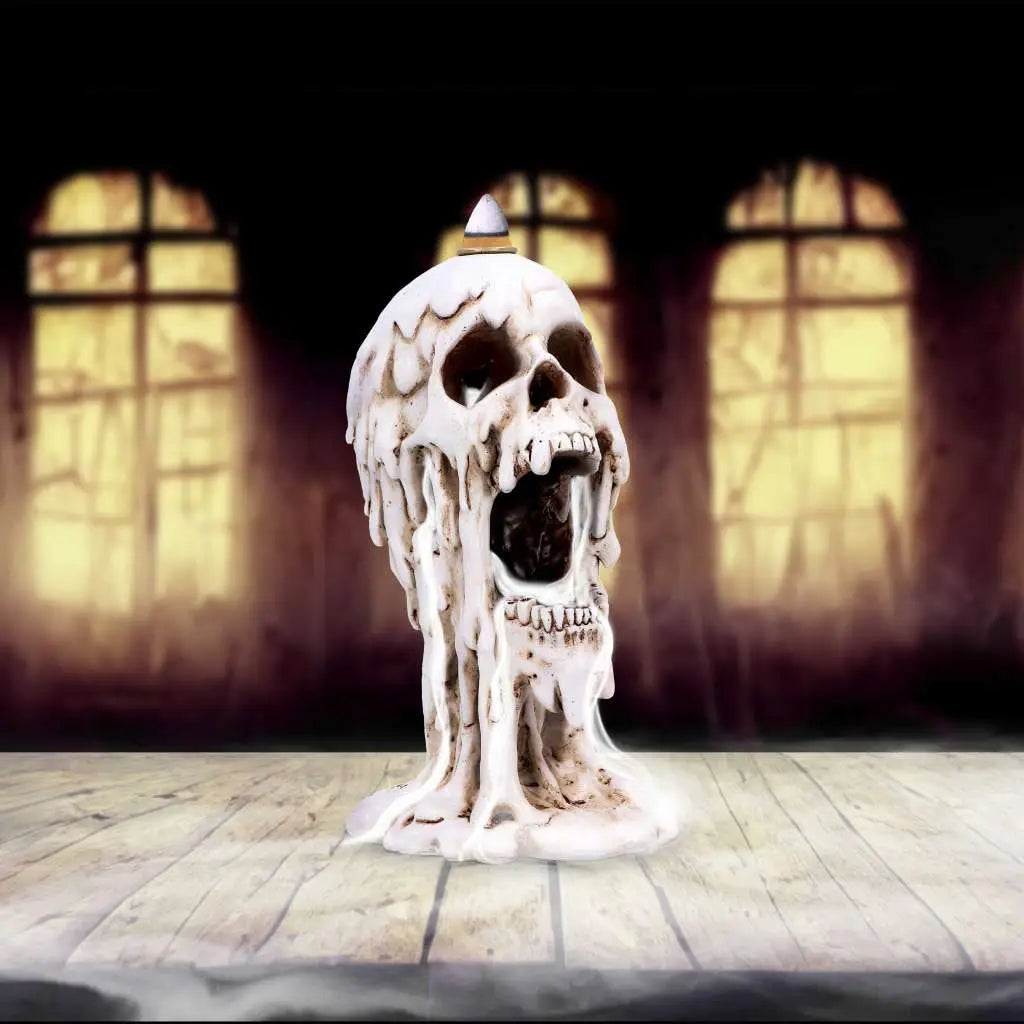 SKULL SCORCHING INCENSE BURNER