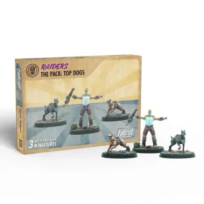 FALLOUT WASTELAND WARFARE NUKA WORLD RAIDERS PACK TOP DOGS