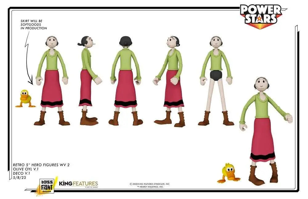 POPEYE POWER STARS OLIVE OYL AF