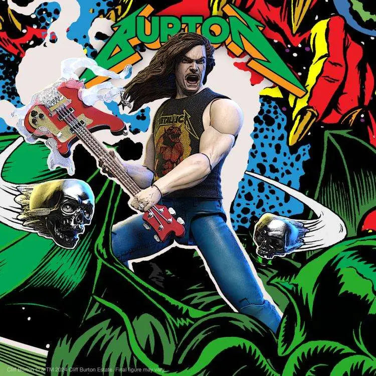 CLIFF BURTON SUPERHERO POSTER ULTIMATES! ACTION FIGURE