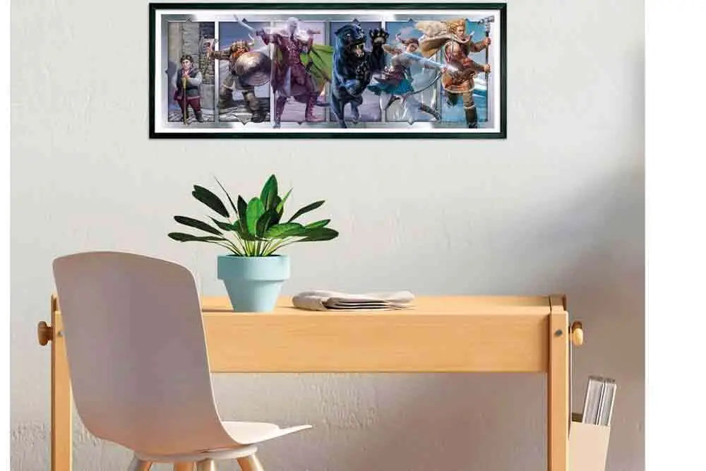 Dungeons & Dragons Puzzle Collection - Companions Of The Hall - Panorama Jigsaw Puzzle 1000 Pcs