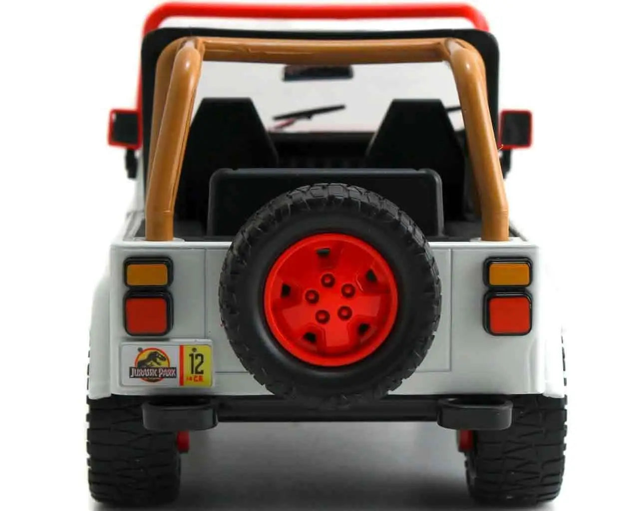 JURASSIC PARK 1992 JEEP WRANGLER YJ SAHARA 1/24 DIE-CAST MODEL