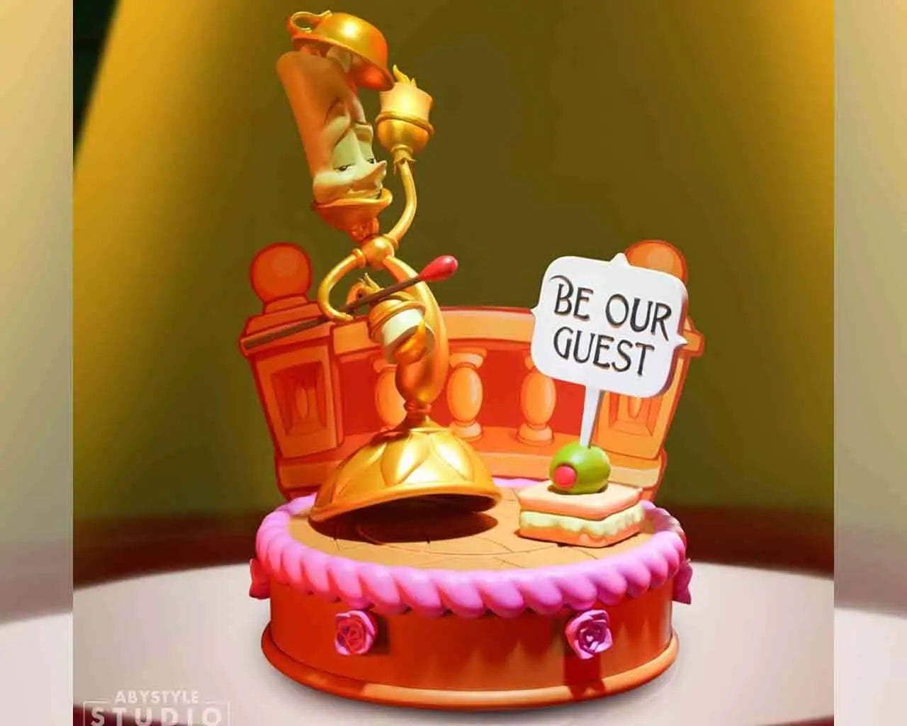 DISNEY BEAUTY & BEAST LUMIERE SUPER FIGURE COLLECTION 1/10 STATUE