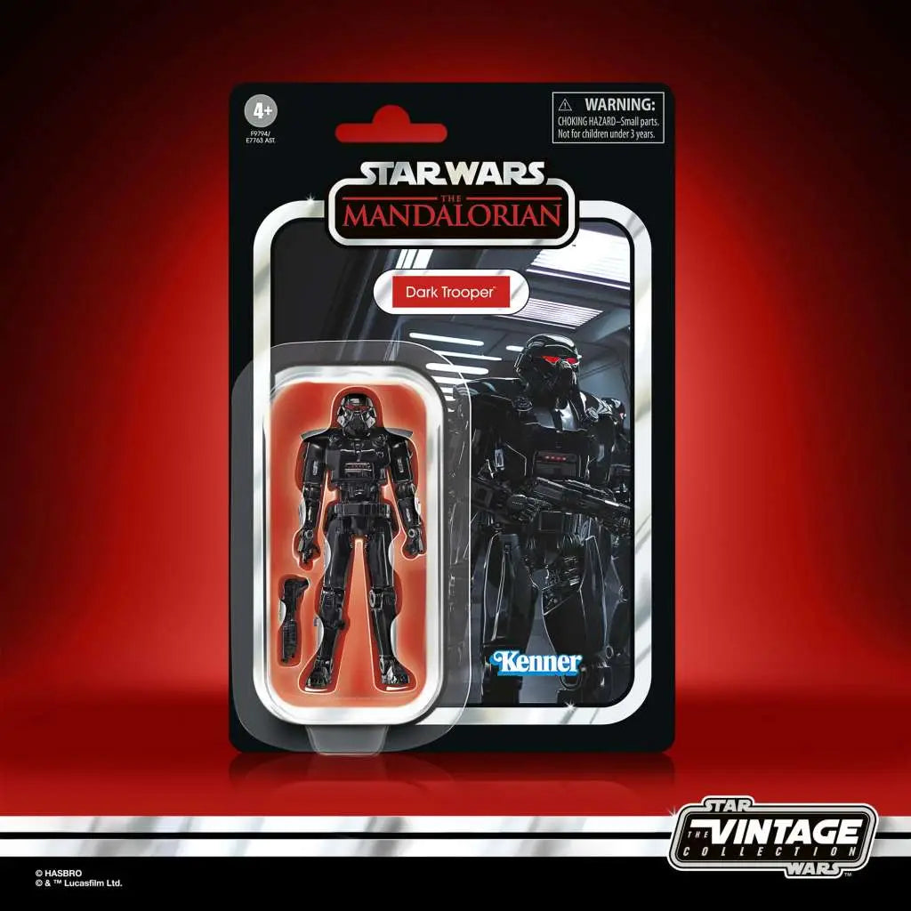 STAR WARS VINTAGE THE MANDALORIAN DARK TROOPER ACTION FIGURE