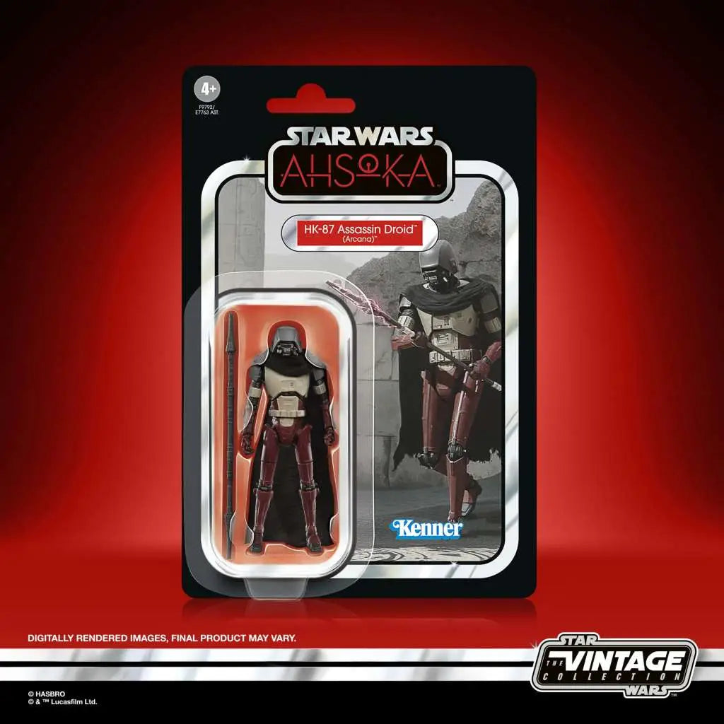 STAR WARS VINTAGE AHSOKA HK-87 ASSASSIN DROID ACTION FIGURE
