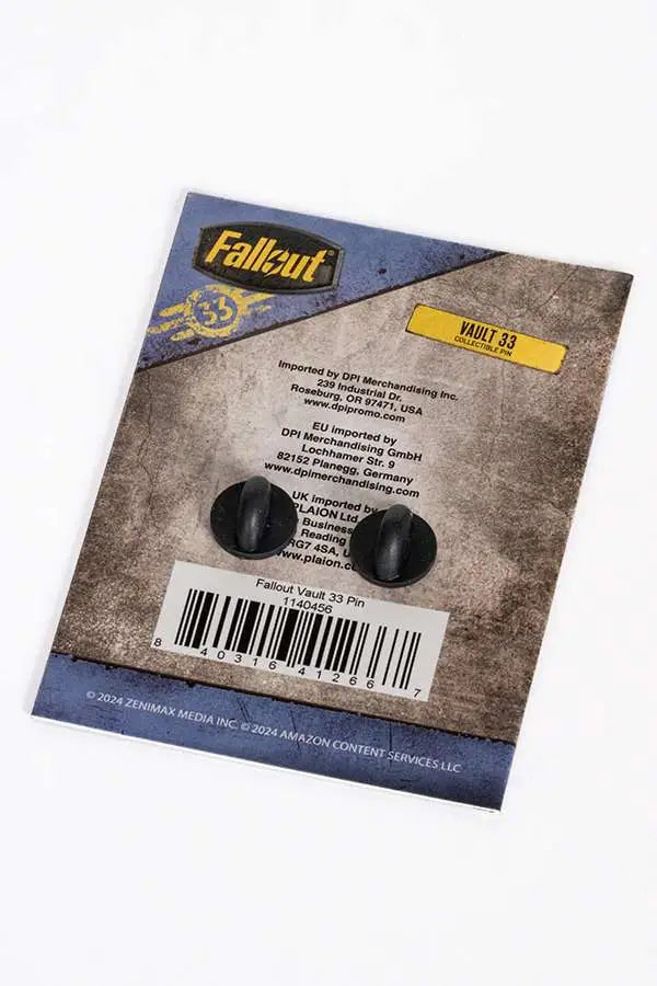 FALLOUT VAULT 33 PIN