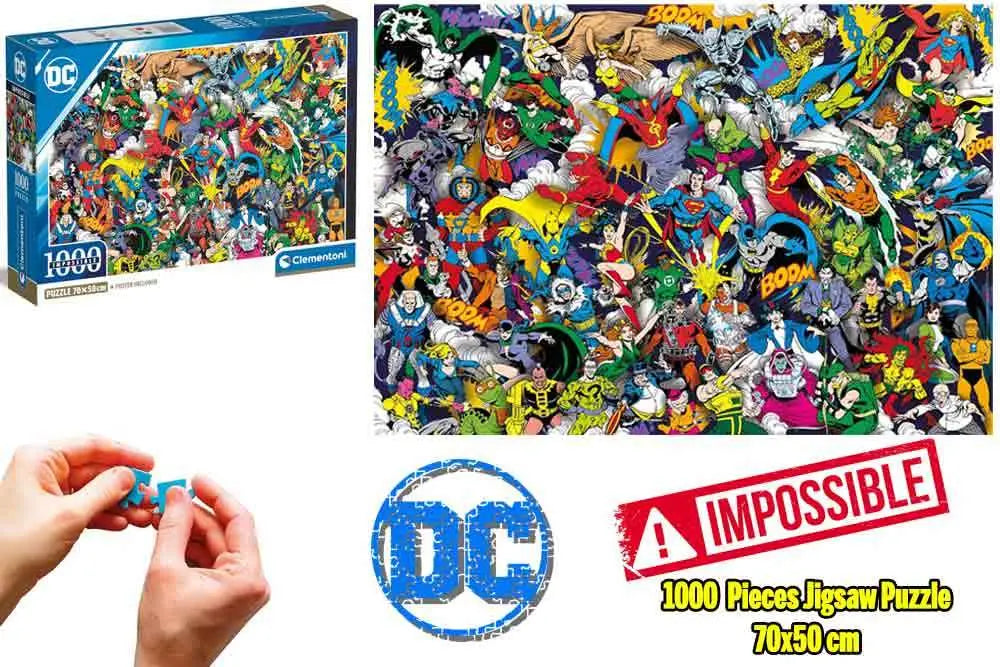 DC COMICS SILVER AGE IMPOSSIBLE PUZZLE 1000 PCS