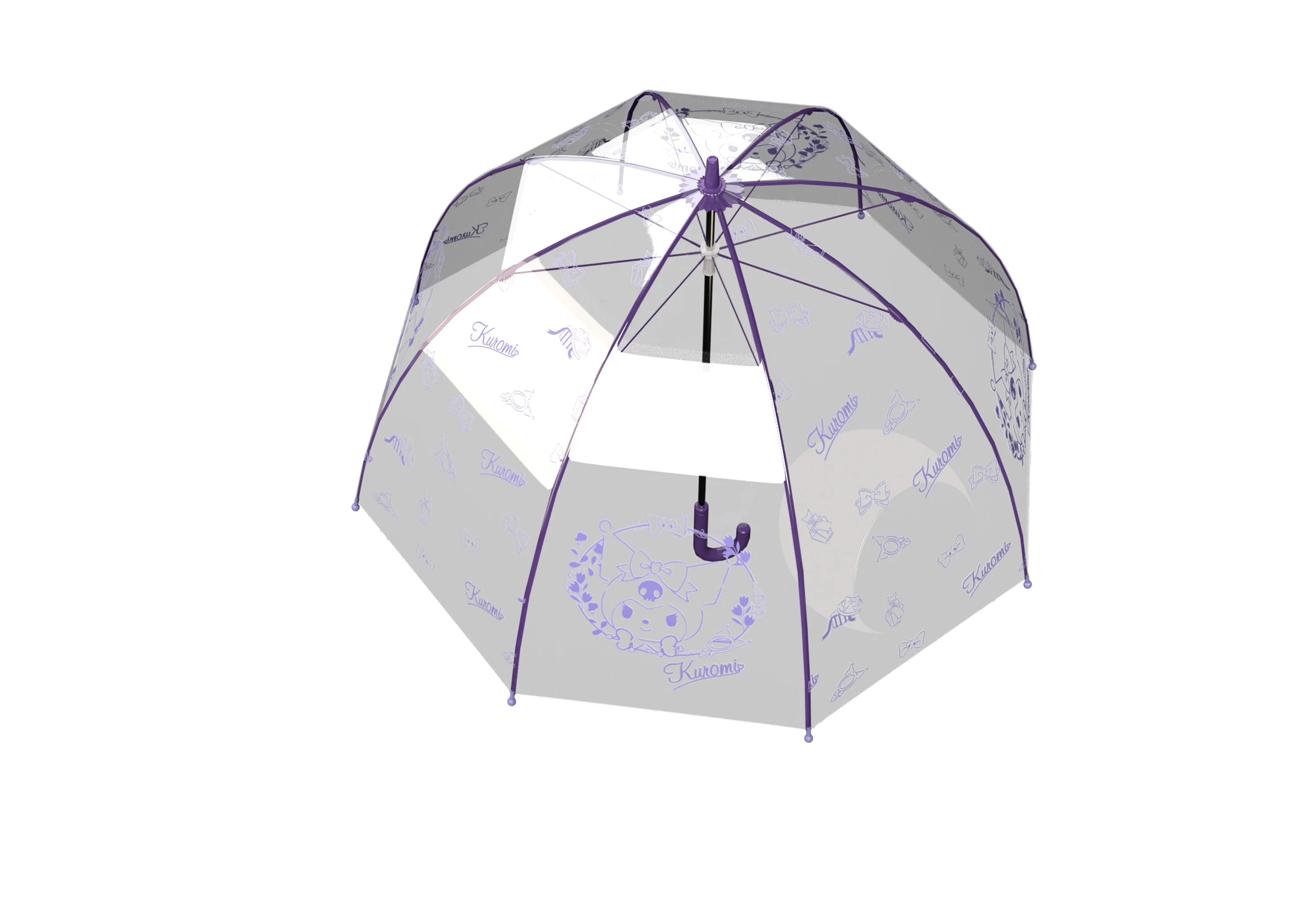 KUROMI - Manual Transparent Bubble Umbrella 57 cm